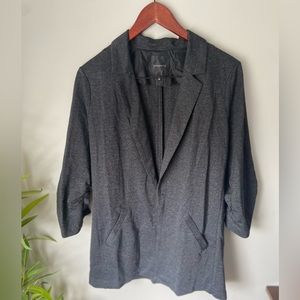 Grey casual blazer
